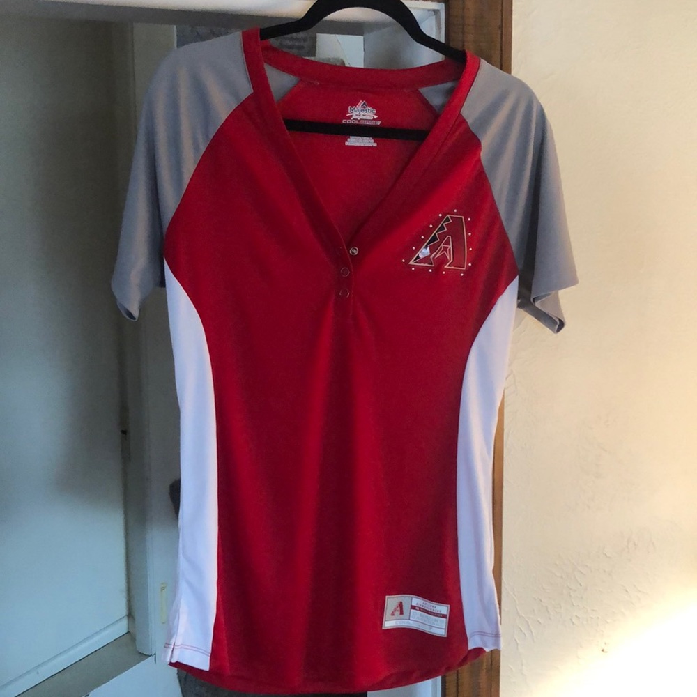 ARIZONA DIAMONDBACKS JERSEY/TOP PURCHASED @ STADIUM SIZE (Ladies) LARGE